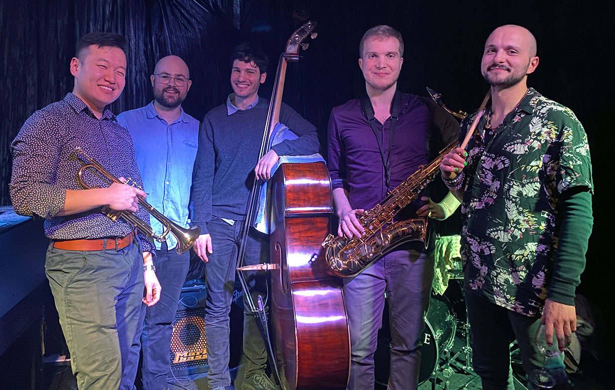 The Jazz Harbingers Quintet at The Paris Cat in 20228