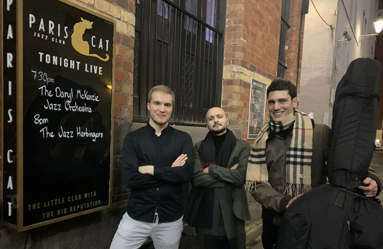 The Jazz Harbingers at Paris Cat Jazz Club in June 2022