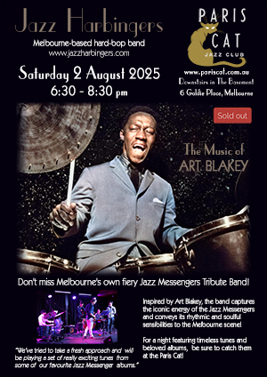 Jazz Harbingers gig at Paris Cat Jazz Club - Aug 2, 2025